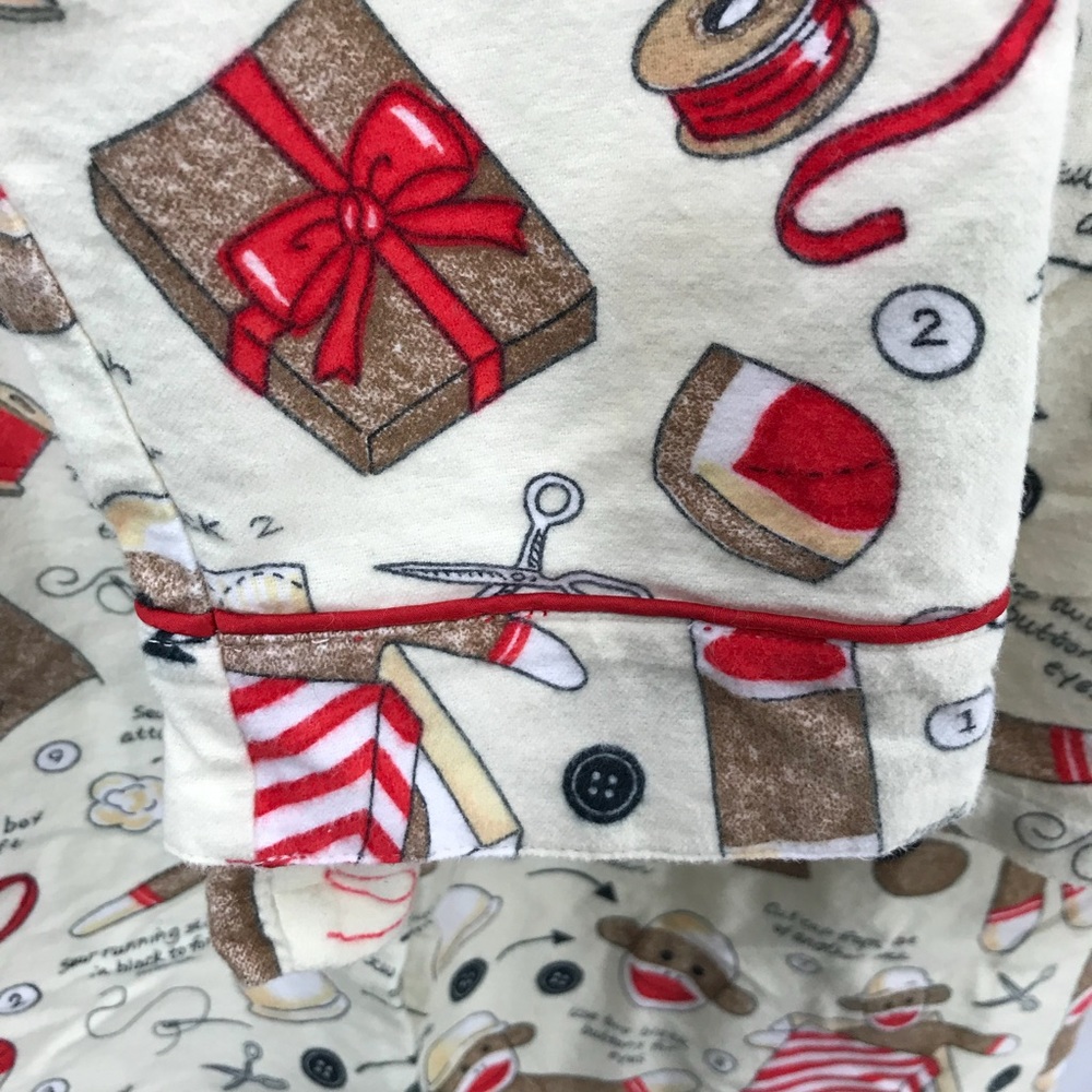 Nick and Nora sock monkey pajama set - Picture 8 of 8